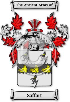 Saffart Family Crest Download (jpg) Legacy Series - 150 DPI