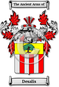 Desalis Family Crest Download (jpg) Legacy Series - 150 DPI