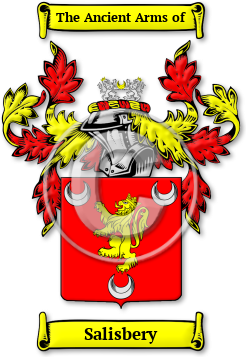 Salisbery Family Crest Download (jpg) Legacy Series - 150 DPI