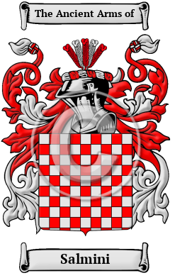 Salmini Family Crest/Coat of Arms