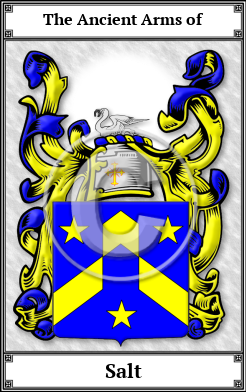 Salt Family Crest Download (JPG)  Book Plated - 150 DPI
