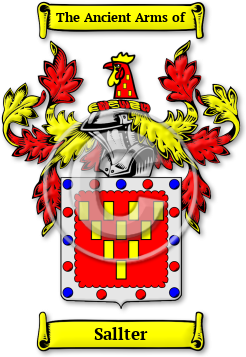 Sallter Family Crest Download (jpg) Legacy Series - 150 DPI