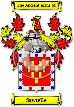 Sawtelle Family Crest Download (jpg) Legacy Series - 150 DPI