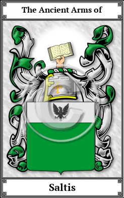 Saltis Family Crest Download (JPG)  Book Plated - 150 DPI