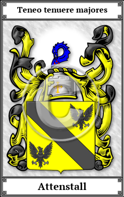 Attenstall Family Crest Download (JPG)  Book Plated - 150 DPI