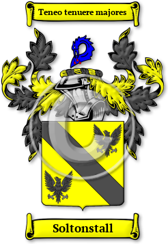 Soltonstall Family Crest Download (JPG) Legacy Series - 600 DPI