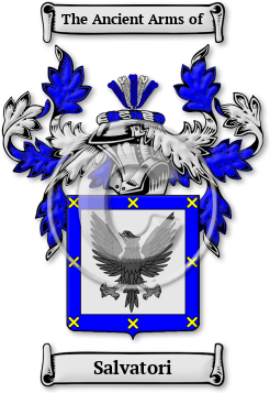Salvatori Family Crest Download (JPG) Legacy Series - 600 DPI