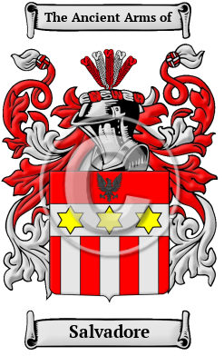 Salvadore Family Crest Download (JPG) Heritage Series - 600 DPI