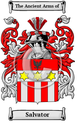 Salvator Family Crest Download (JPG) Heritage Series - 600 DPI