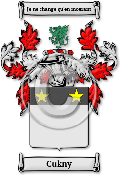 Cukny Family Crest Download (JPG) Legacy Series - 600 DPI