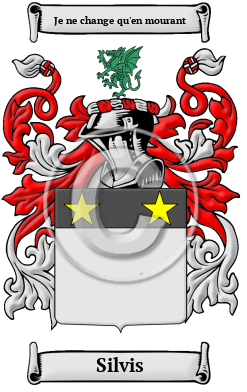 Silvis Family Crest/Coat of Arms