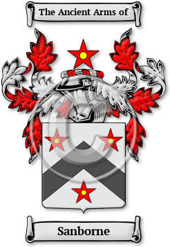 Sanborne Family Crest Download (jpg) Legacy Series - 150 DPI