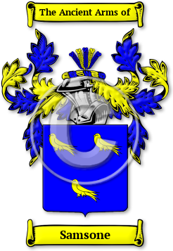 Samsone Family Crest Download (JPG) Legacy Series - 600 DPI