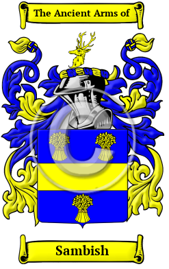 Sambish Family Crest/Coat of Arms