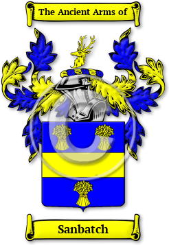 Sanbatch Family Crest Download (jpg) Legacy Series - 150 DPI