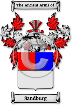 Sandburg Family Crest Download (JPG) Legacy Series - 600 DPI