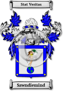 Sawndiemind Family Crest Download (jpg) Legacy Series - 150 DPI