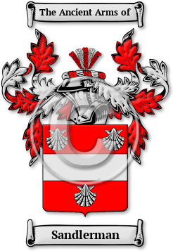 Sandlerman Family Crest Download (jpg) Legacy Series - 150 DPI