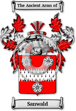 Sanwald Family Crest Download (jpg) Legacy Series - 150 DPI