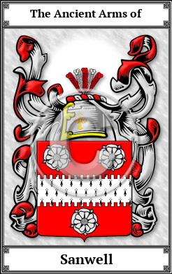 Sanwell Family Crest Download (JPG)  Book Plated - 150 DPI