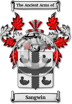 Sangwin Family Crest Download (jpg) Legacy Series - 150 DPI