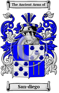 San-diego Family Crest Download (JPG) Heritage Series - 600 DPI