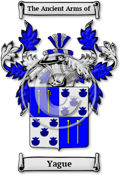 Yague Family Crest Download (JPG) Legacy Series - 600 DPI