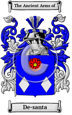 De-santa Family Crest/Coat of Arms