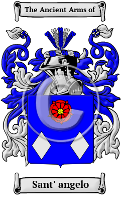 Sant' angelo Family Crest/Coat of Arms