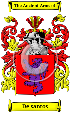 De santos Family Crest Download (JPG) Heritage Series - 600 DPI