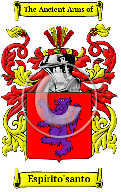 Espírito'santo Family Crest Download (JPG) Heritage Series - 300 DPI