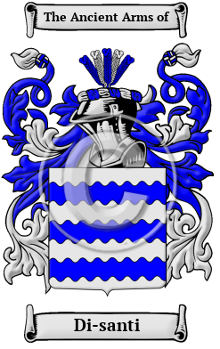 Di-santi Family Crest Download (JPG) Heritage Series - 300 DPI