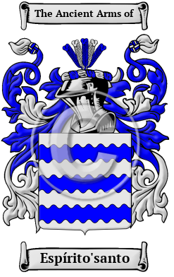 Espírito'santo Family Crest Download (JPG) Heritage Series - 300 DPI