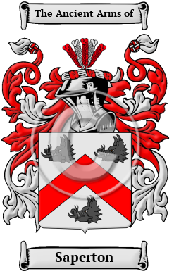 Saperton Family Crest Download (JPG) Heritage Series - 300 DPI