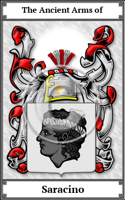 Saracino Family Crest Download (JPG)  Book Plated - 150 DPI