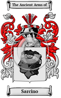 Sarcino Family Crest/Coat of Arms