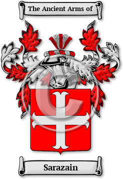 Sarazain Family Crest Download (JPG) Legacy Series - 600 DPI