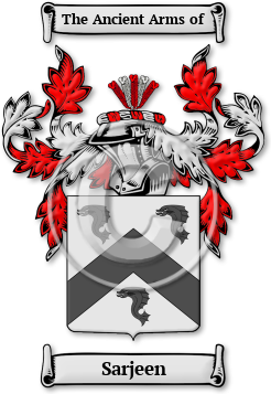 Sarjeen Family Crest Download (jpg) Legacy Series - 150 DPI