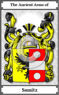 Samitz Family Crest Download (JPG)  Book Plated - 150 DPI