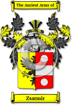 Zsarmir Family Crest Download (jpg) Legacy Series - 150 DPI
