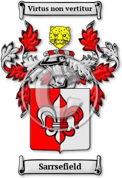 Sarrsefield Family Crest Download (jpg) Legacy Series - 150 DPI