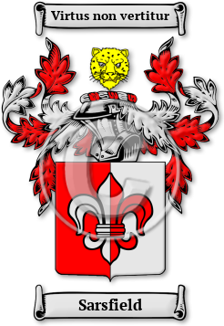 Sarsfield Family Crest Download (JPG) Legacy Series - 600 DPI