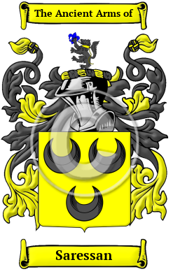 Saressan Family Crest Download (JPG) Heritage Series - 600 DPI