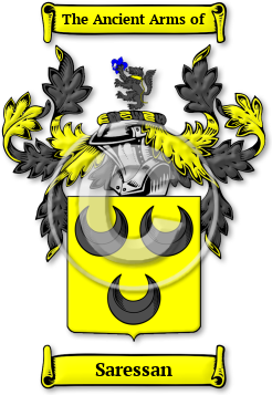 Saressan Family Crest Download (JPG) Legacy Series - 600 DPI