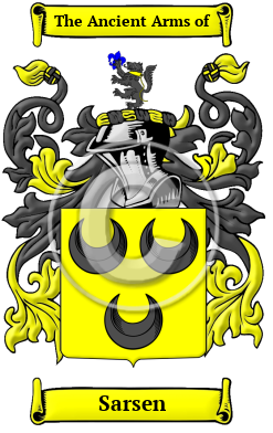 Sarsen Family Crest Download (JPG) Heritage Series - 600 DPI