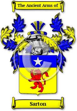 Sarton Family Crest Download (JPG) Legacy Series - 600 DPI