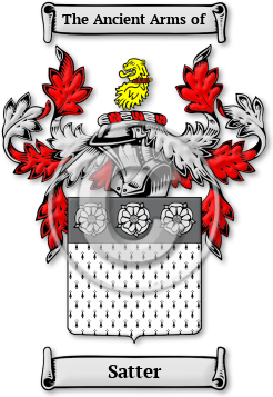 Satter Family Crest Download (JPG) Legacy Series - 600 DPI