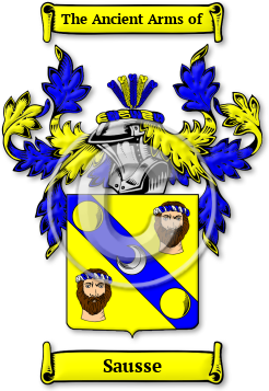 Sausse Family Crest Download (JPG) Legacy Series - 600 DPI