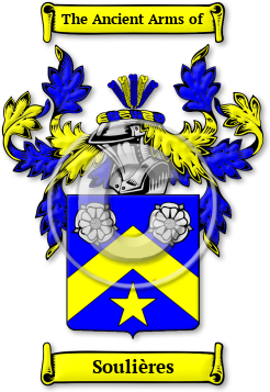 Soulières Family Crest Download (jpg) Legacy Series - 150 DPI