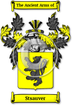 Stsauver Family Crest Download (jpg) Legacy Series - 150 DPI